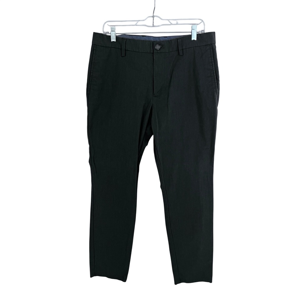 Old Navy Ultimate Slim Chino Pants Forest Floor Grey 34x30 Mens